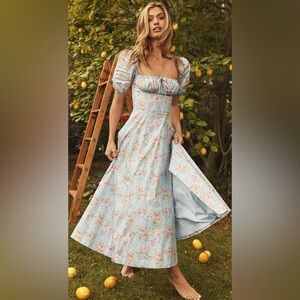 House of CB Blue Flowers Dress